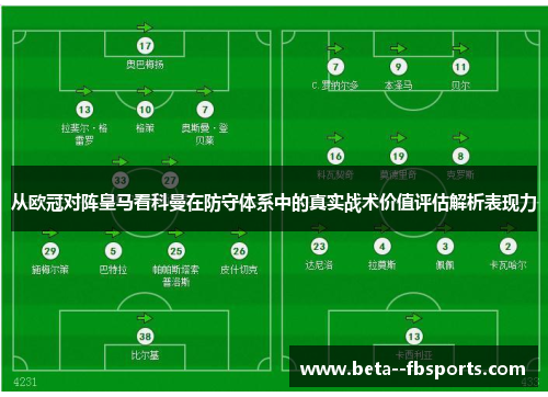 从欧冠对阵皇马看科曼在防守体系中的真实战术价值评估解析表现力
